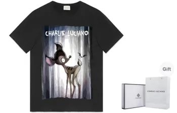 Charlie Luciano T Shirt Unisex Black