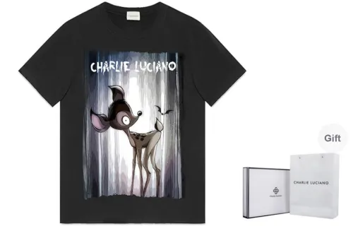Charlie Luciano T Shirt Unisex Black
