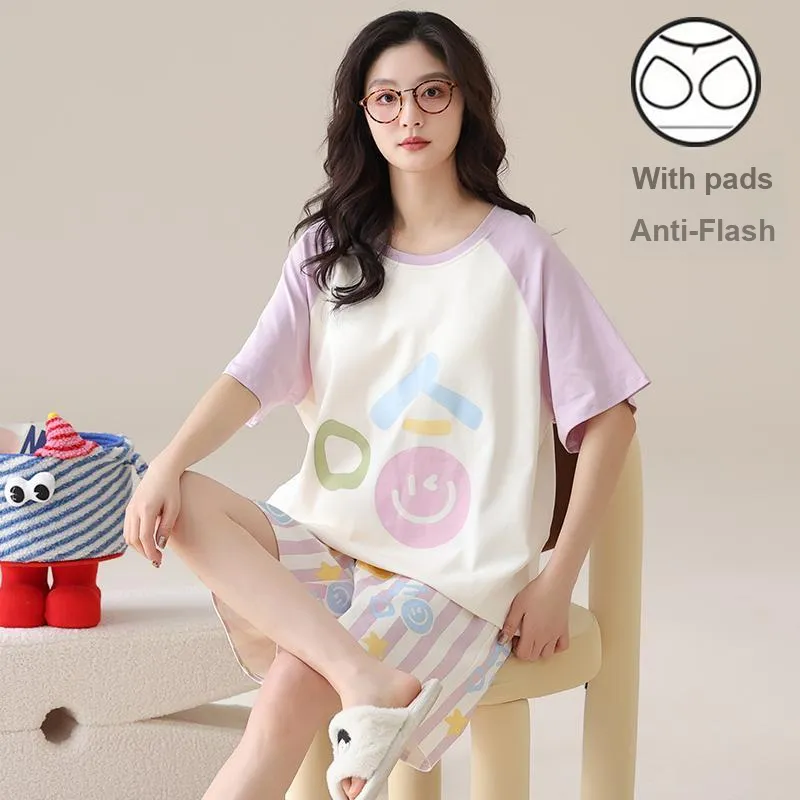 CHUDUAN Pajama Set Women's Image Color-2