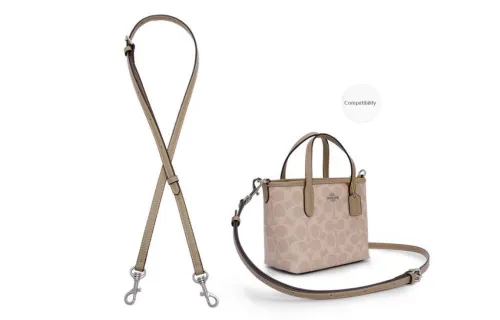 Lan Bao Fan Alloy, Metal, Microfiber Bag Strap Women's Sand/Rose Pink
