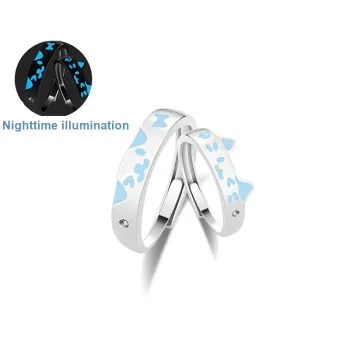 GUDUD Silver Plated Rings Unisex