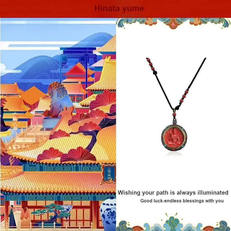 RIXIANGWAN Pendant #Good Luck Unisex-8