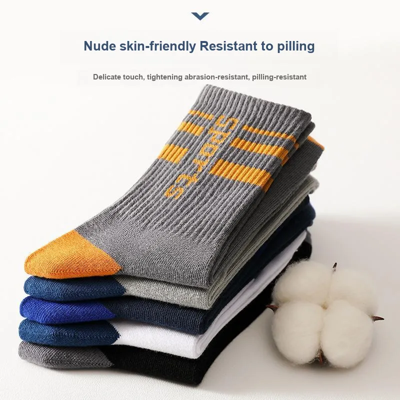 PLANDOO Mid Calf Socks Men's Shopping Bag 6 Pack-10