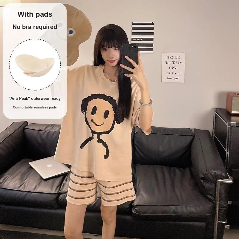 GOSO Pajama Set Women's Tea Brown-3