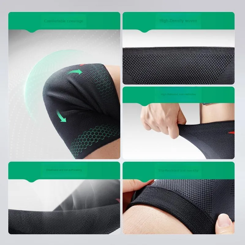 Anta Knee Pads Polyamide Elastane Running, Mountaineering, Cycling, Badminton, Basketball Unisex-6