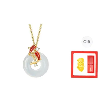 Zheng Tai Fook Chalcedony Necklaces Unisex
