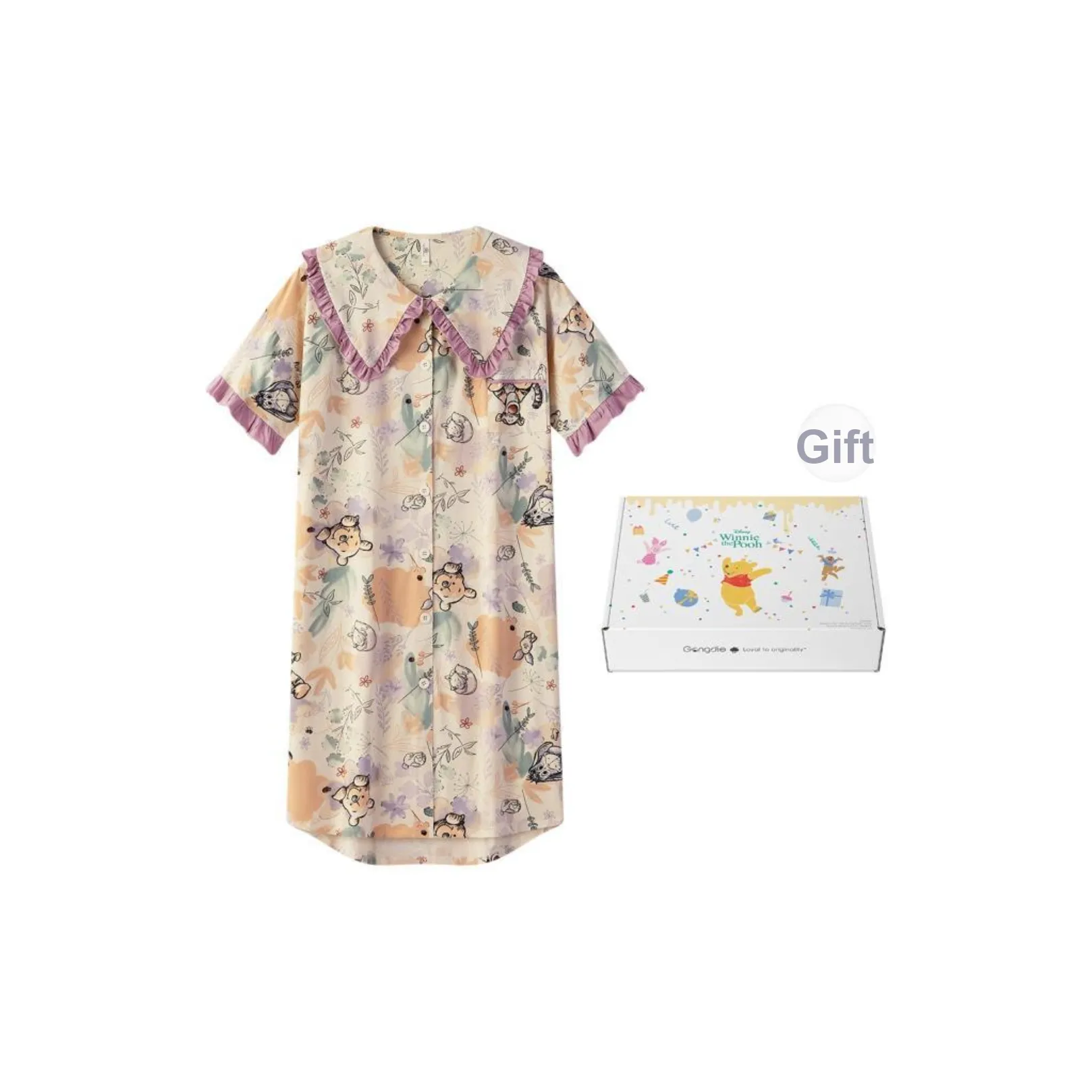 Gongdie x Disney/,, Nightgown Women's Multicolor Gift Box Set