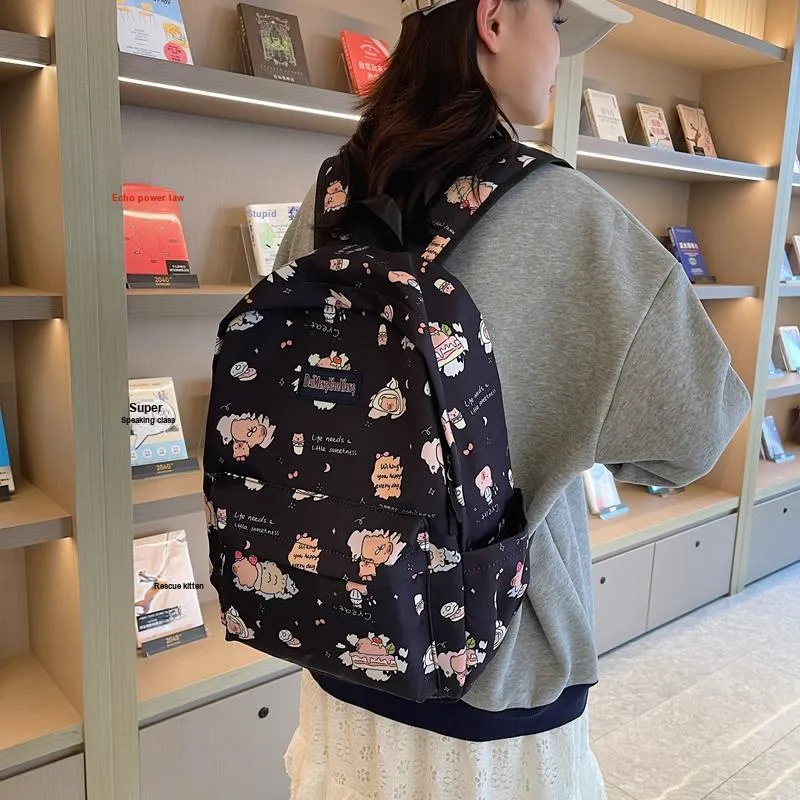 Vack Nylon Backpack Women's Multicolor-8