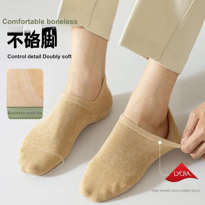 XXLLG No Show Socks Men's 5 Pack-9