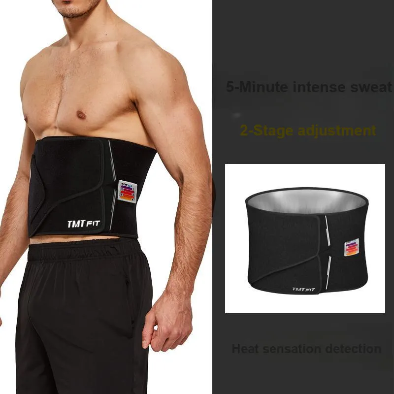 TMT Back Support Braces Protective Compression Slip Resistant Warm 1 Pack Black Butyl Rubber Unisex-2