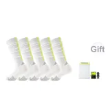 Green[Athlete Exclusive Box 5 Pack, Ultra-High Top](Includes Free Laundry Bag)