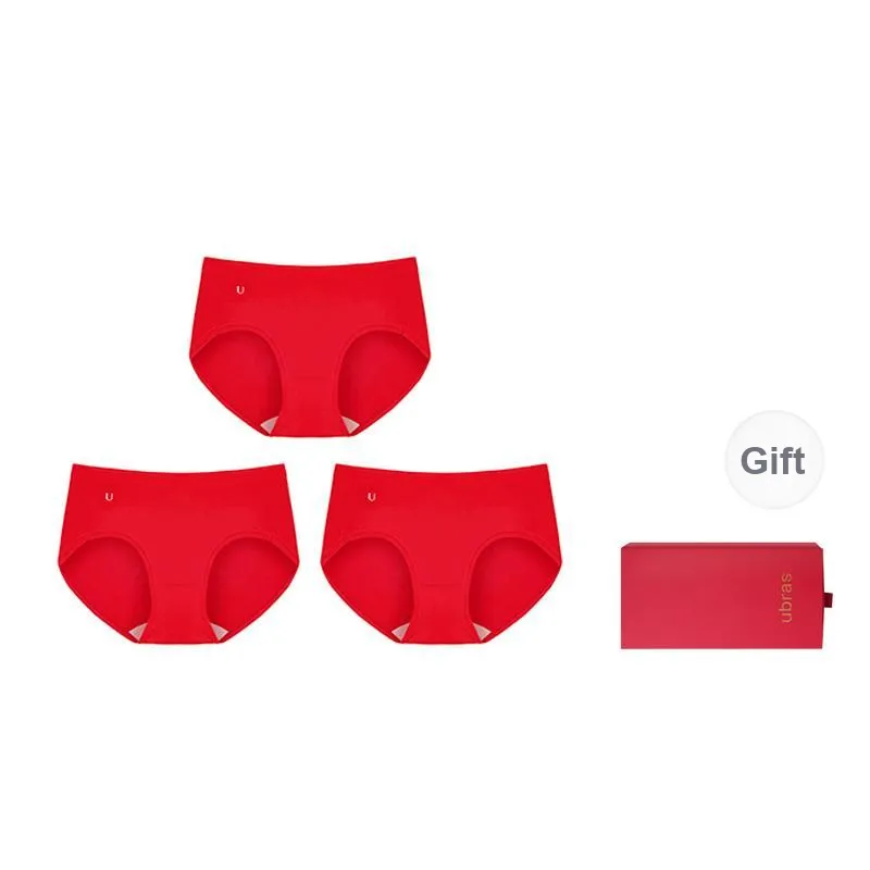 Ubras Comfortable Underpants Collection Red Box Collection Underpants Unisex-12