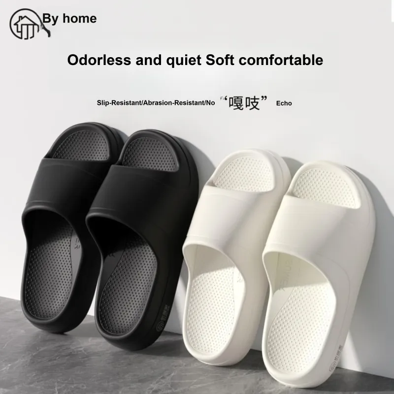 Stay At Home Outdoor Slip Resistant Waterproof Abrasion Resistant Platform Couple Same Style Slippers-5