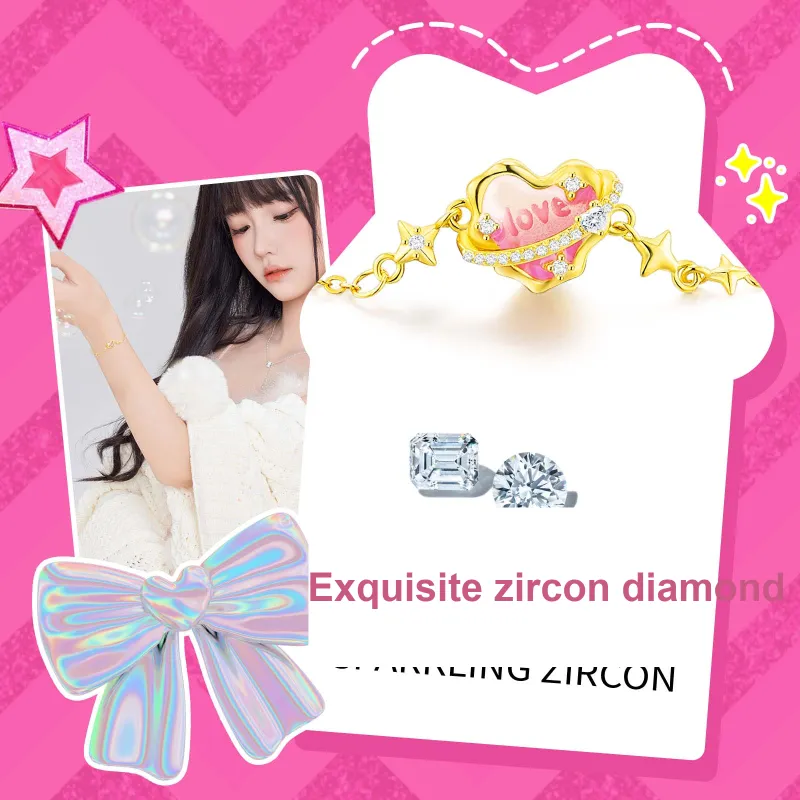 Barbie 925 Sterling Silver Bracelets Women's-3