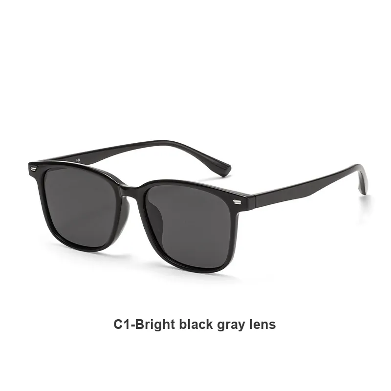 YAWEIKA TR/Memory Plastic Rectangular Sunglasses Unisex-1