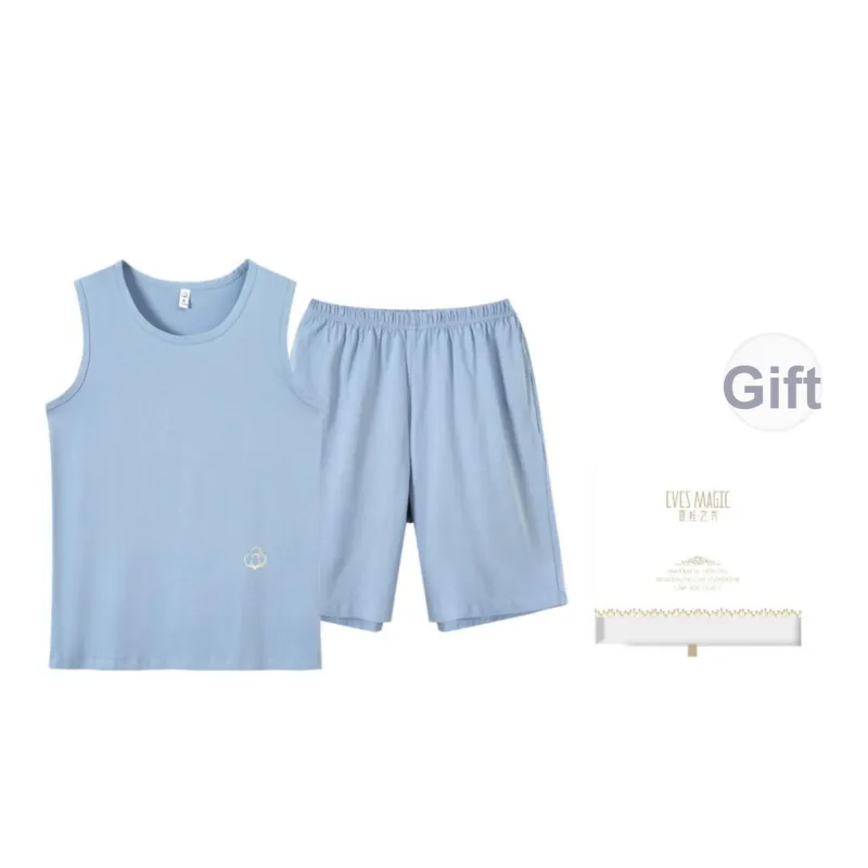 XIA.WA.ZHI.XIU Pajama Set Men's Two Piece Set-6