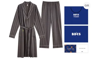 Peninsula City SS24 Pajama Set Men's Gift Box Set Meteorite Stone Gray