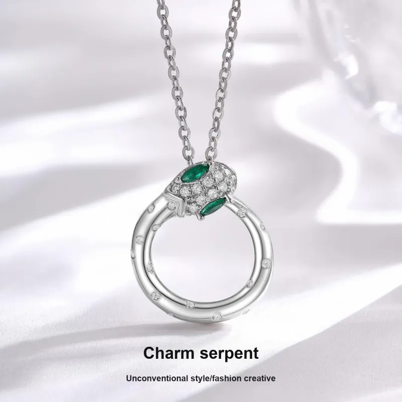 LAOMIAO S925 Silver Necklaces Women's-1