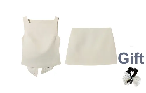 TUSHIFEI Two Piece Skirt Sets Women's