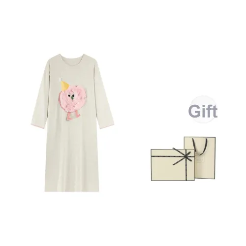 ЮЙЧЖАОЛИНЬ Ночная сорочка Осенний и Зимний Женская