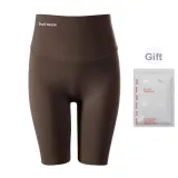 Coffee Knee-Length Pants