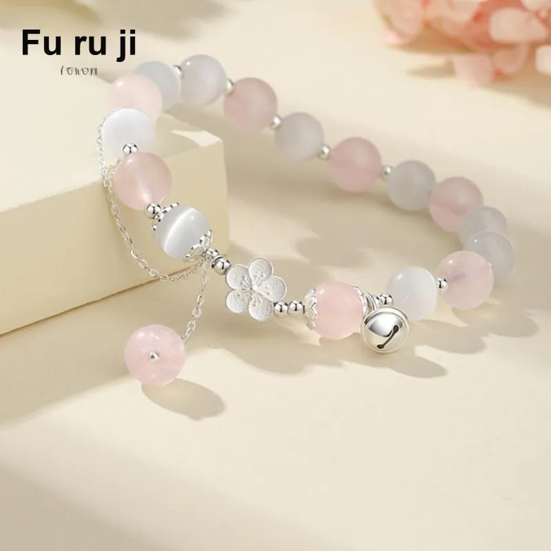 Fu Ru Ji Glass Cat Eye Bracelets Women's-2