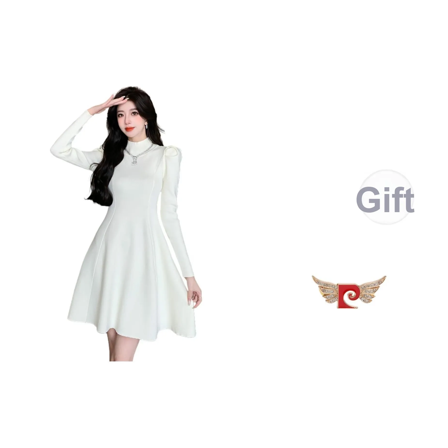 PIERRE CARDIN Женские Длинные Платья с Длинными Рукавами