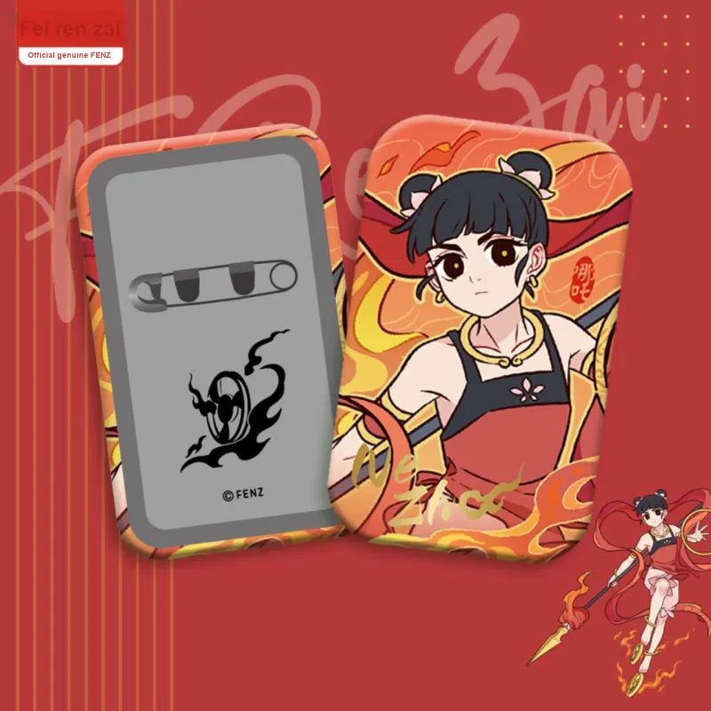 Inhuman Fei Ren Zai Ne Zha Divine Guardian Collection Ne Zha Tinplate Badges-3