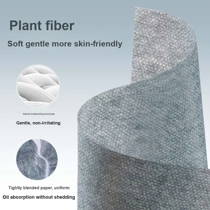 GECOMO Walnut Seed Konjac Facial Sponge+Oil Absorbing Paper Combination, Built in Mirror Powder Puff, Makeup Tool-3