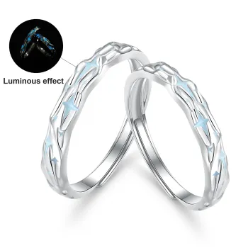 Jodie&Kevin 999 Fine Silver Rings Unisex