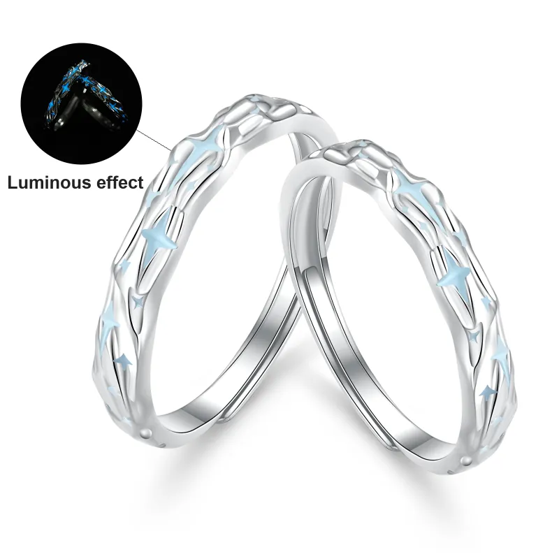 Jodie&Kevin 999 Fine Silver Rings Unisex-0