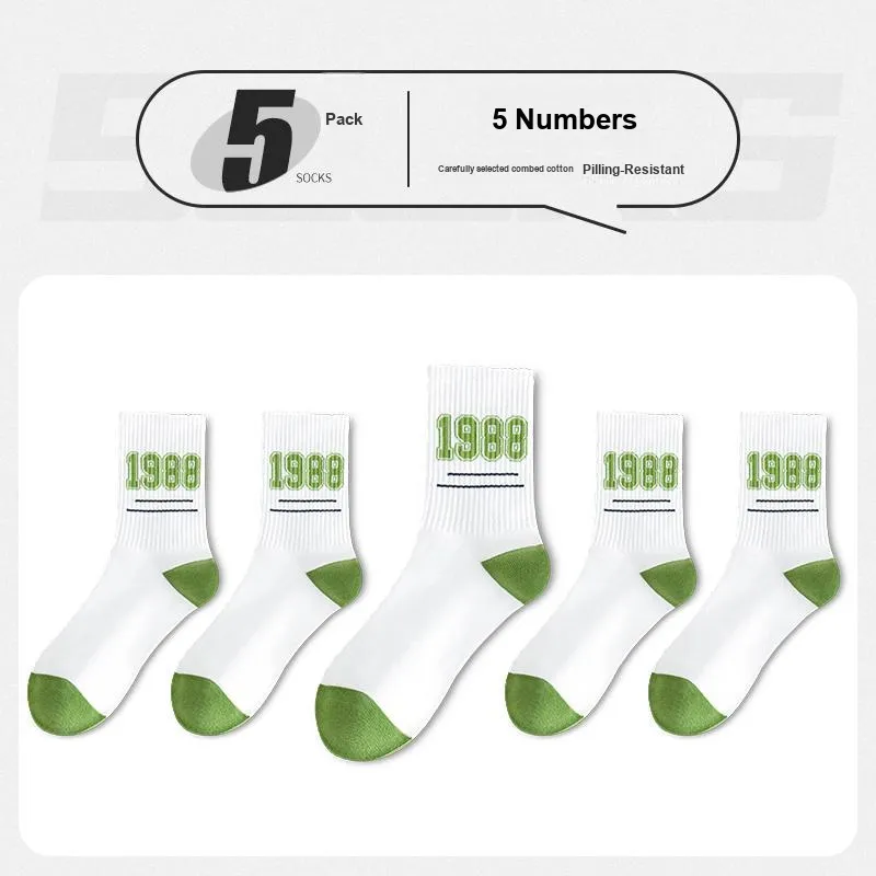 ROBINHOOD Mid Calf Socks Men's 5 Pack-14