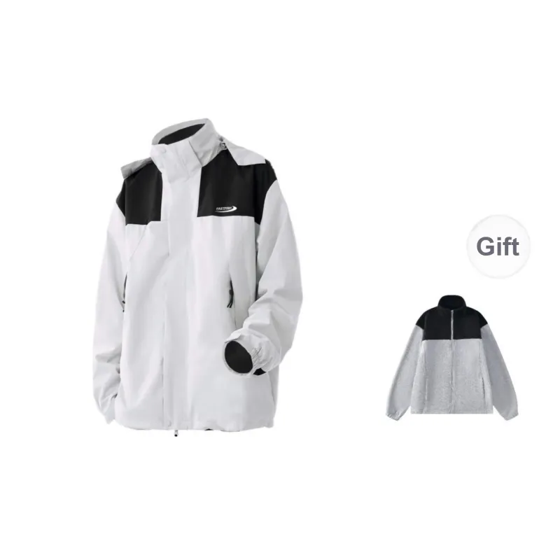 FASTFISH Water Resistant Windproof Wear Resistant Warm Windbreaker Jacket Unisex-0