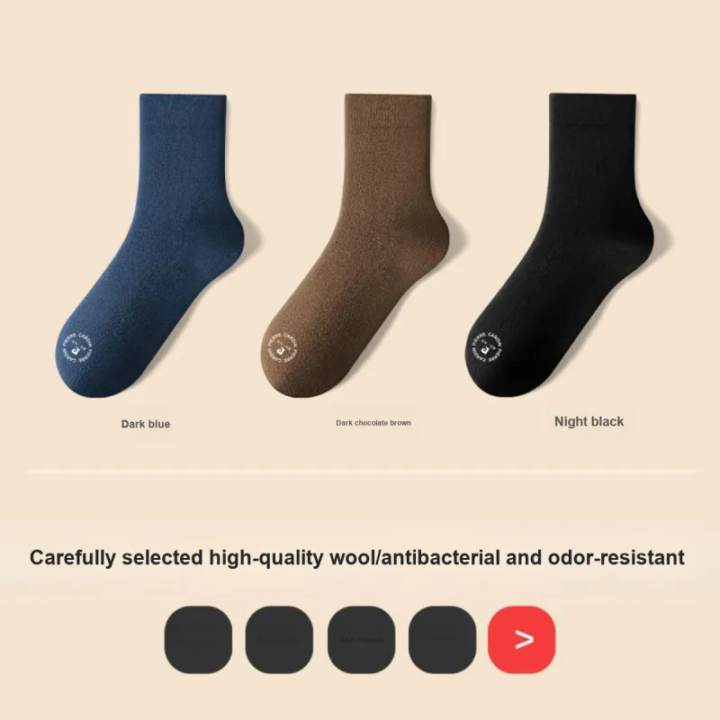 PIERRE CARDIN Mid Calf Socks Women's 3 Pack With Box Included-5