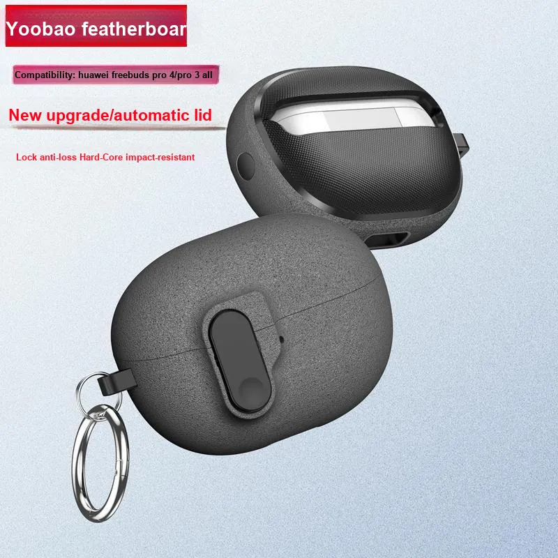 Yoobao Compatibility Huawei FreeBuds Pro 4 TPU Automatic Latch With Drop Protection Lock Headphone Cases-1
