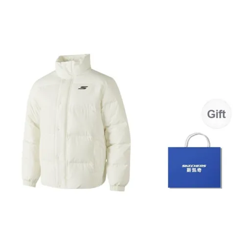 Skechers Sports Life Collection Down Jacket Unisex Marshmallow White