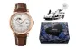 Rose Case White Dial Brown Leather Strap