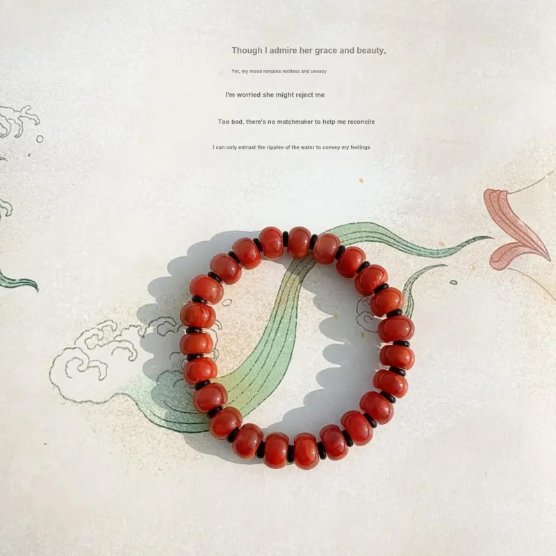 Gu He Southern Red Agate Bracelets Unisex-3