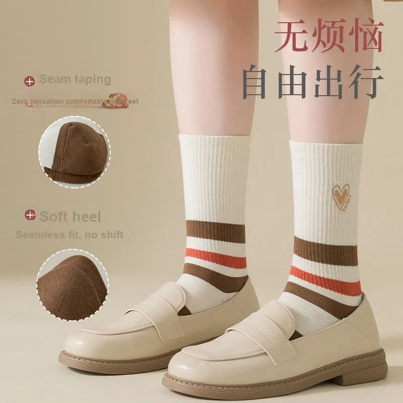 Lan Miao Mid Calf Socks Women's 10 Pack-10