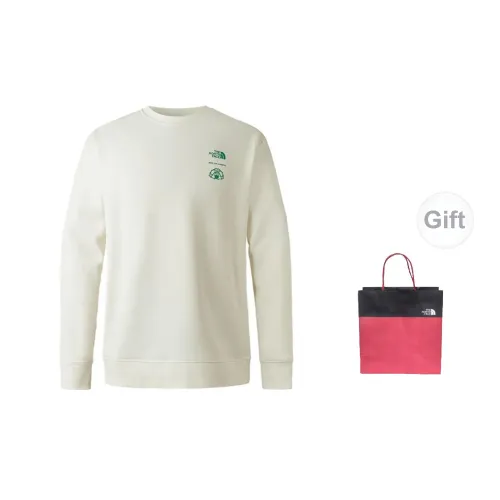 THE NORTH FACE Sweatshirts Unisex Off White With Gift Bag