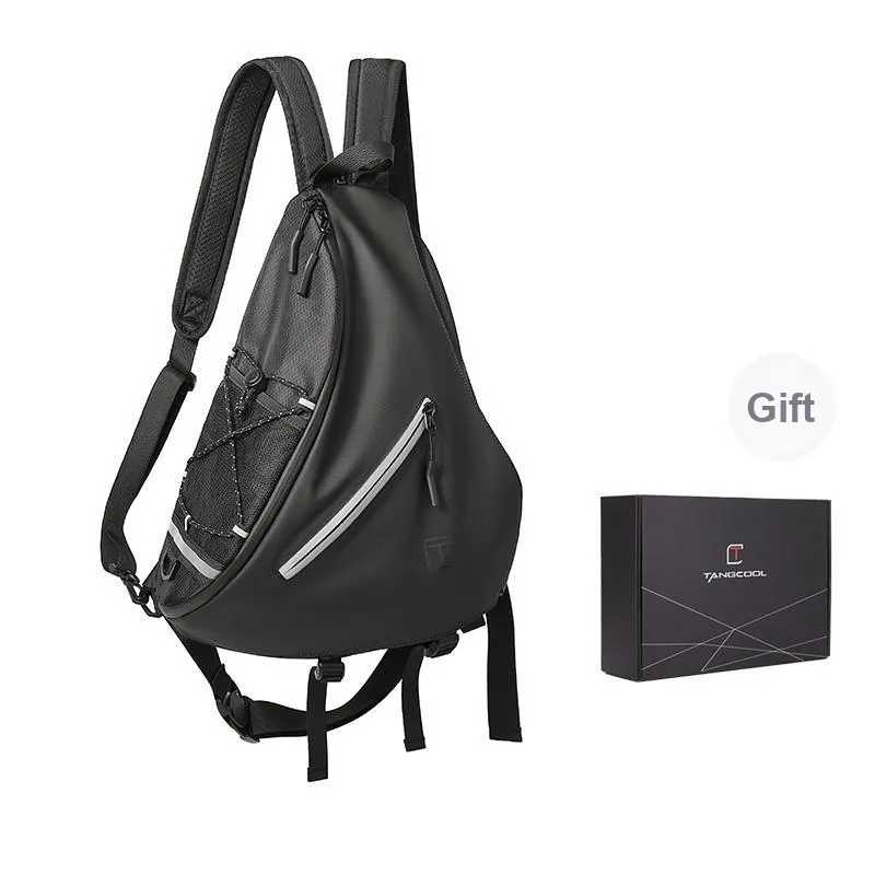 TANGCOOL Oxford Crossbody Bag, Shoulder Bag, Backpack Regular Unisex Black/Gray/Pink-19
