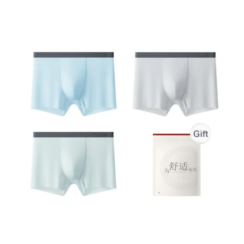 Red Bean Underpants Men's Shopping Bag 3 Pack-5