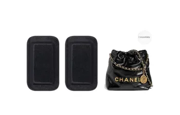 Lan Bao Fan Cow Leather Bag Accessories Unisex Black/White