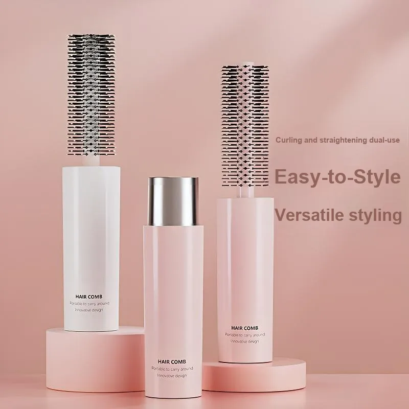 Love Of Wormwood Innovative Design Travel Portable Good Looking Curling Comb Retractable Integrated-1