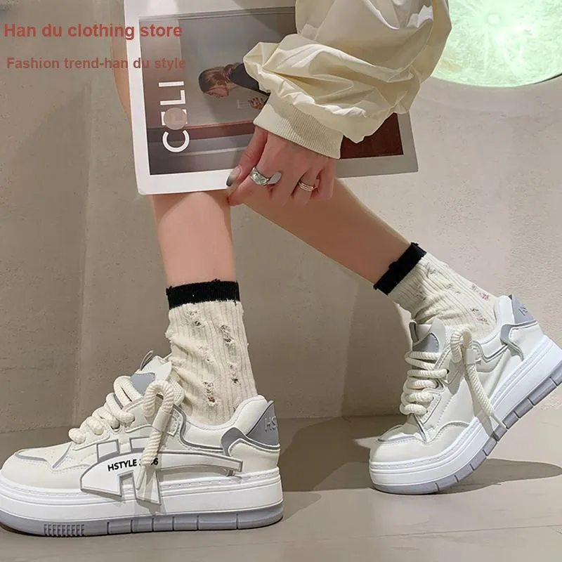 HSTYLE Slip-Resistant Skateboard Shoes Women's-10