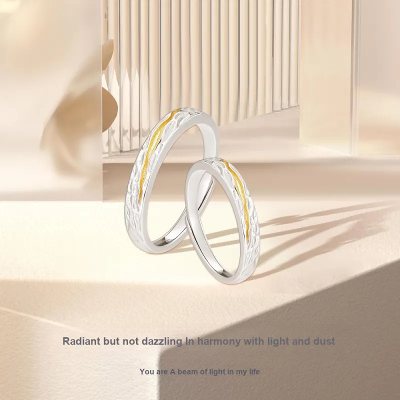 NUSQ Sterling Silver Rings Unisex-4