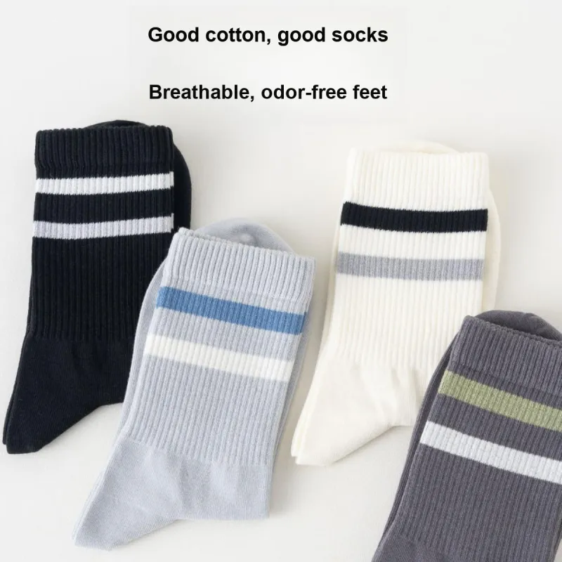 PIERRE CARDIN Mid Calf Socks Men's Shopping Bag 4 Pack-2