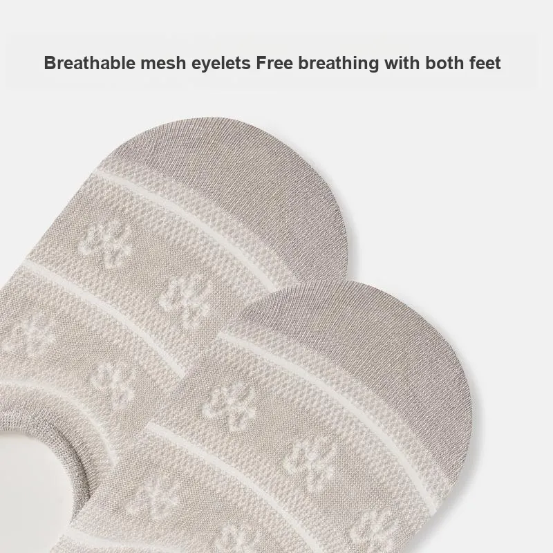 Primeet No Show Socks Women's 5 Pack-3