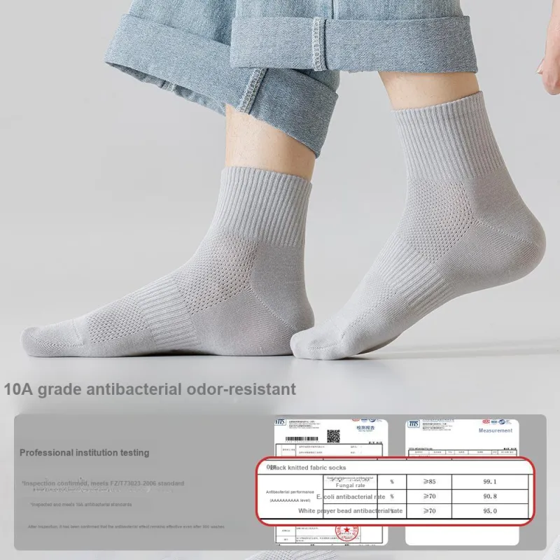 Gentle Welcome Mid Calf Socks Men's 5 Pack-3