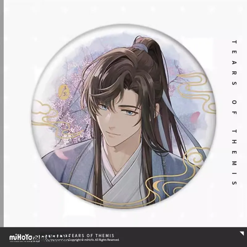 MIHOYO Tears Of Themis 'with You Listening To Treasures' Collection Tinplate Badge IP Merch-5